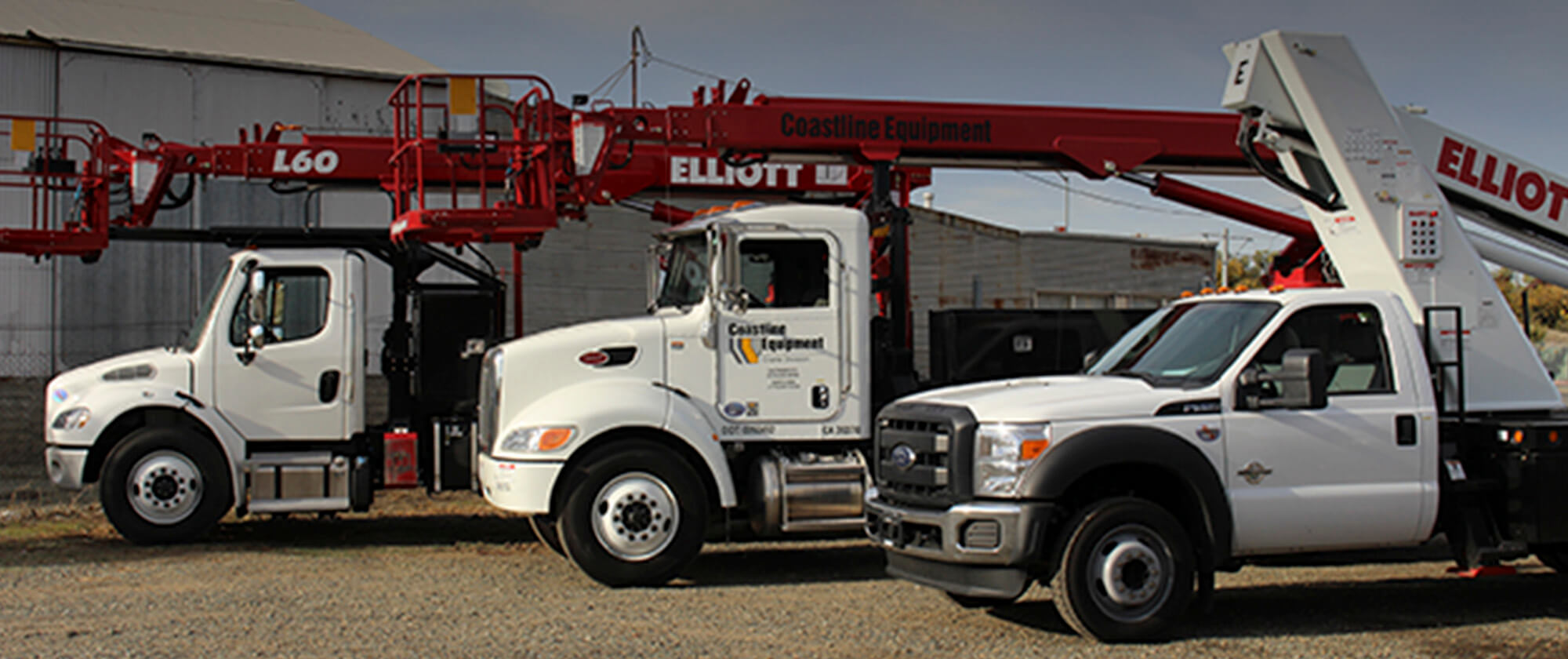 Elliott High Reach Mounted Boom Truck Cranes